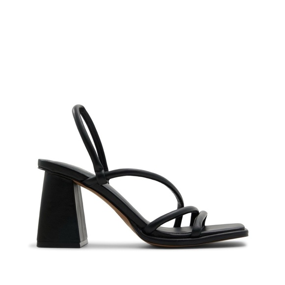 Call it Spring Luxe Block Heel Black Size 9 - Picture 2 of 6